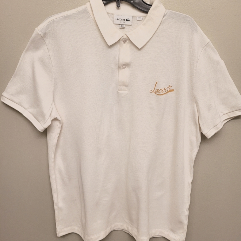 lacoste Men's Short-Sleeve Pique Polo Shirt XXL